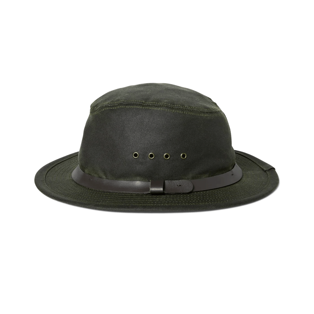 Filson Tin Cloth Packer Hat Filson Otter Green / L Headwear Rivers and Glen Trading Co