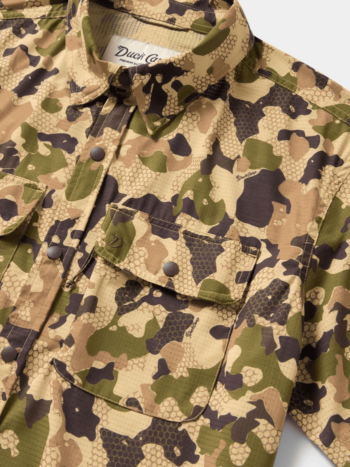 Duck Camp Cast & Blast Perforated Shirt - Short Sleeve