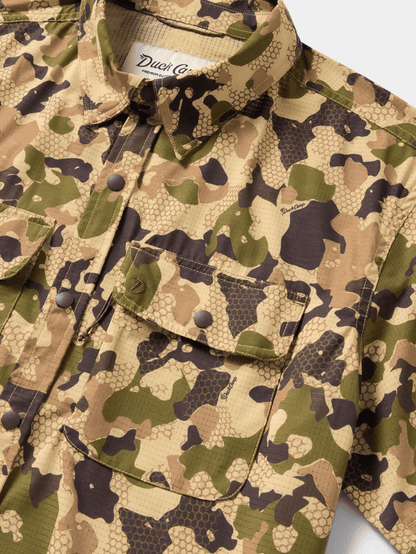 Duck Camp Cast & Blast Perforated Shirt - Short Sleeve