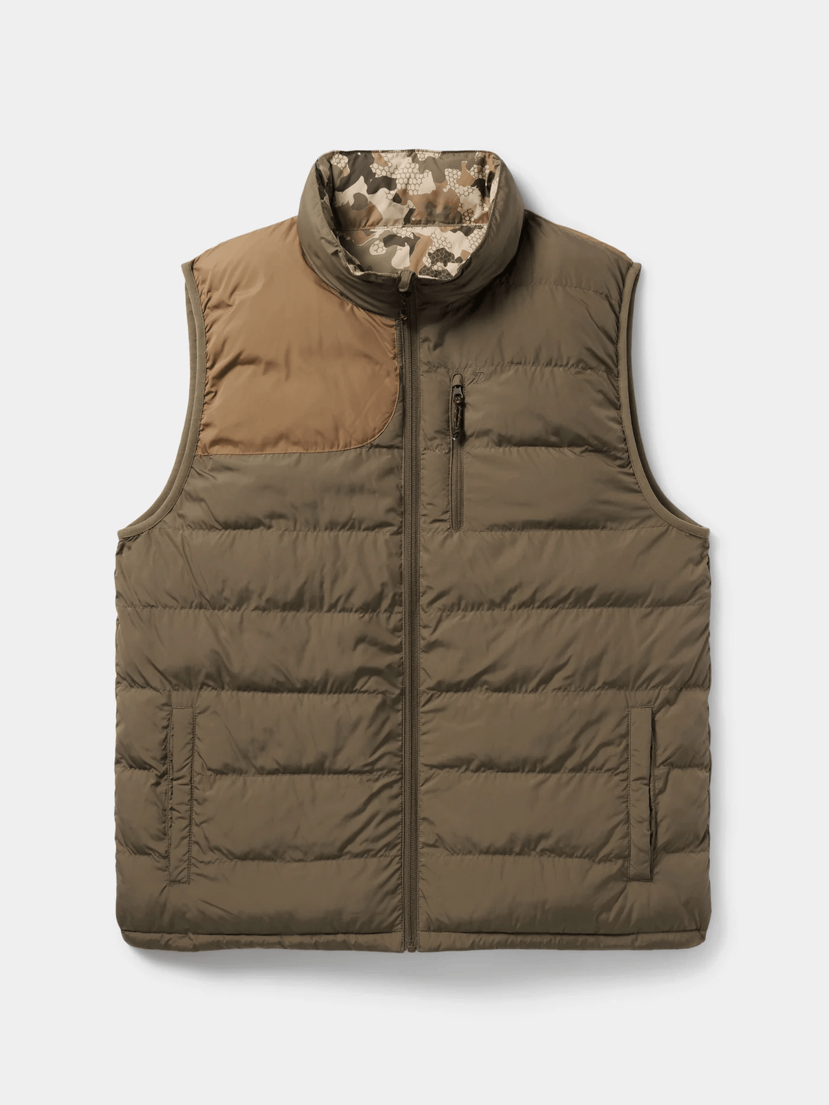 Duck Camp Men's Reversible Puffer Vest Duck Camp Pin Oak/Wetland / XL Men's Vests Rivers and Glen Trading Co