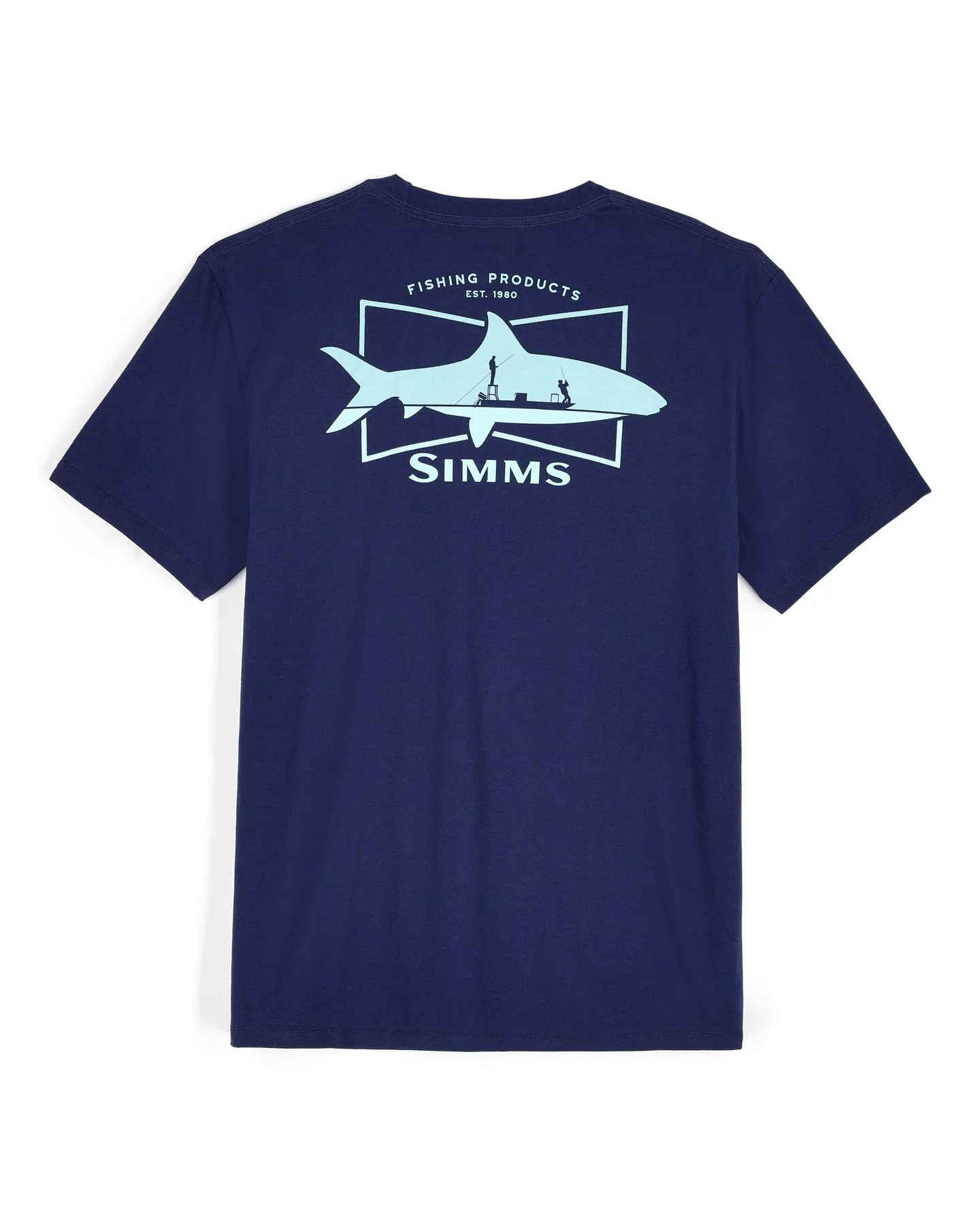 Simms Men's Salty Sign T-Shirt Simms Short Sleeve Tee Shirts Rivers and Glen Trading Co