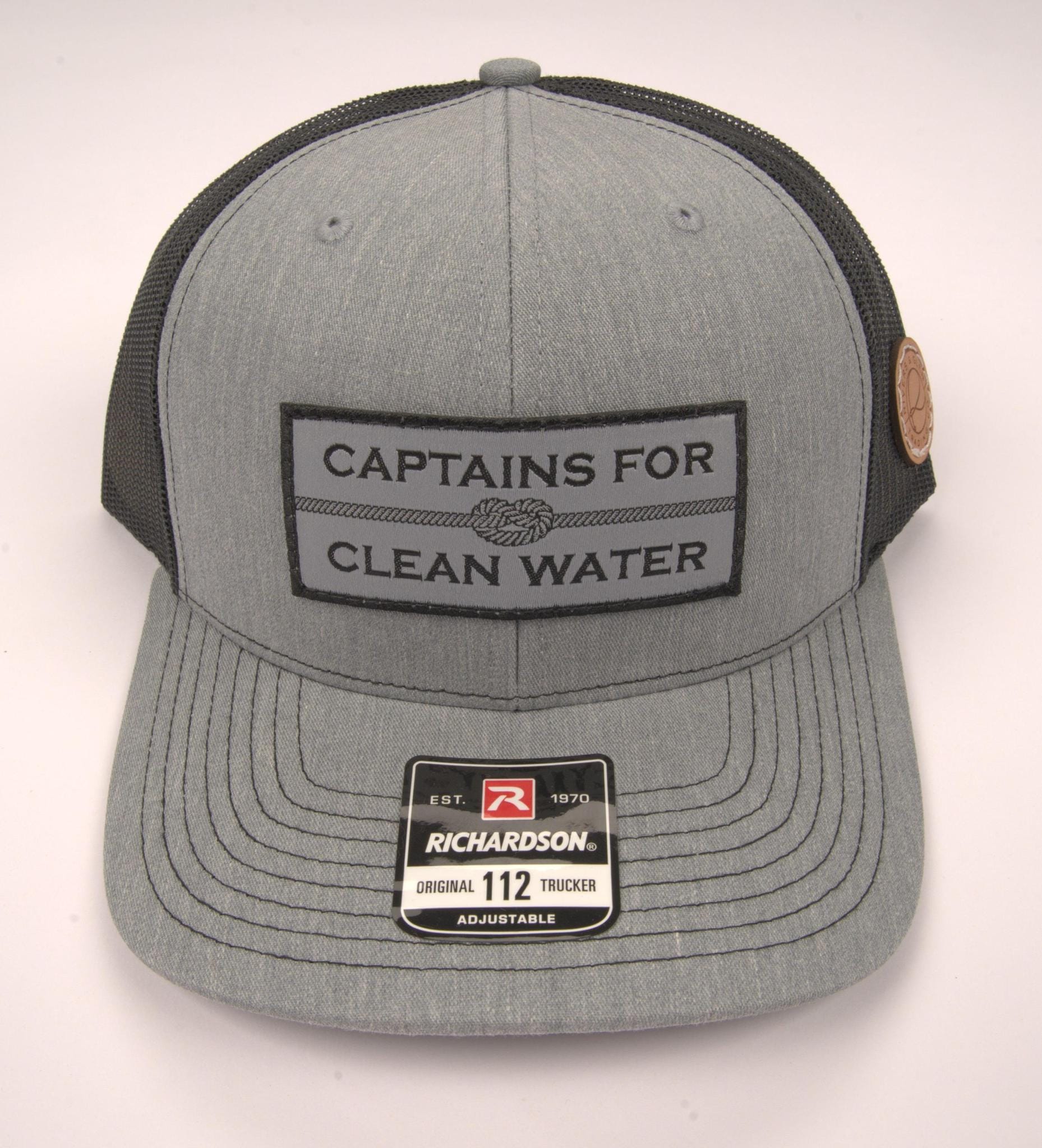 Captains For Clean Water R&G Trucker Hat (Heather Grey/Black) Rivers and Glen Trading Co. Hats Heather Grey/Black Headwear Rivers and Glen Trading Co