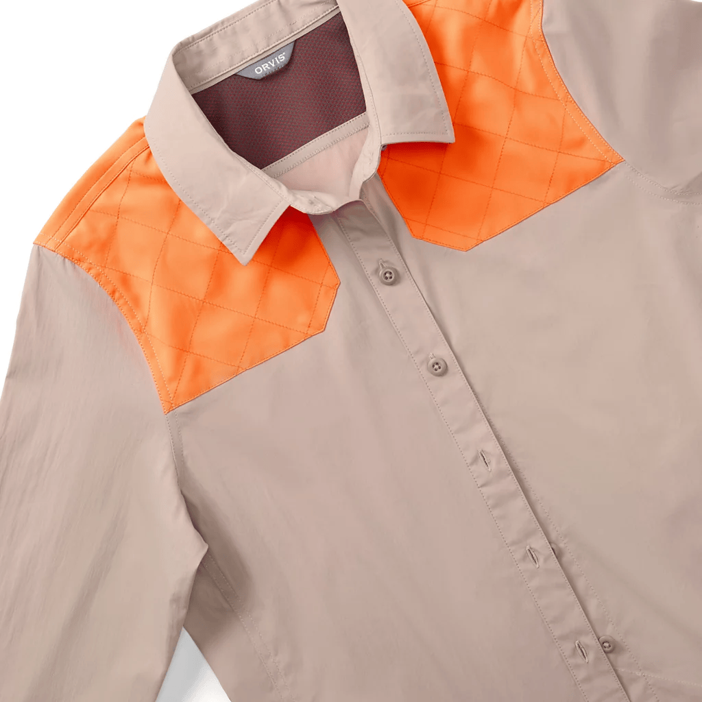 Orvis Women’s Featherweight Long-Sleeve Shooting Shirt Orvis Women's Hunting Shirt Rivers and Glen Trading Co