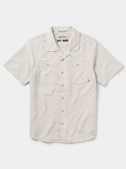 Duck Camp Men's Coastal Seersucker Shirt Short Sleeve Duck Camp Birch / XXL Men's Short Sleeve Button Down Shirts Rivers and Glen Trading Co