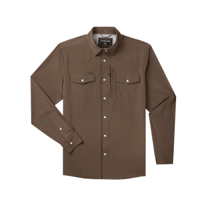 Poncho The Lewis Poncho Men's Long Sleeve Button Down Shirts Rivers and Glen Trading Co