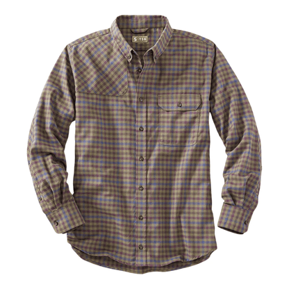 TSG King Charles Flannel Shooting Shirt TSG Olive Check / M Men's Long Sleeve Shooting Shirts Rivers and Glen Trading Co