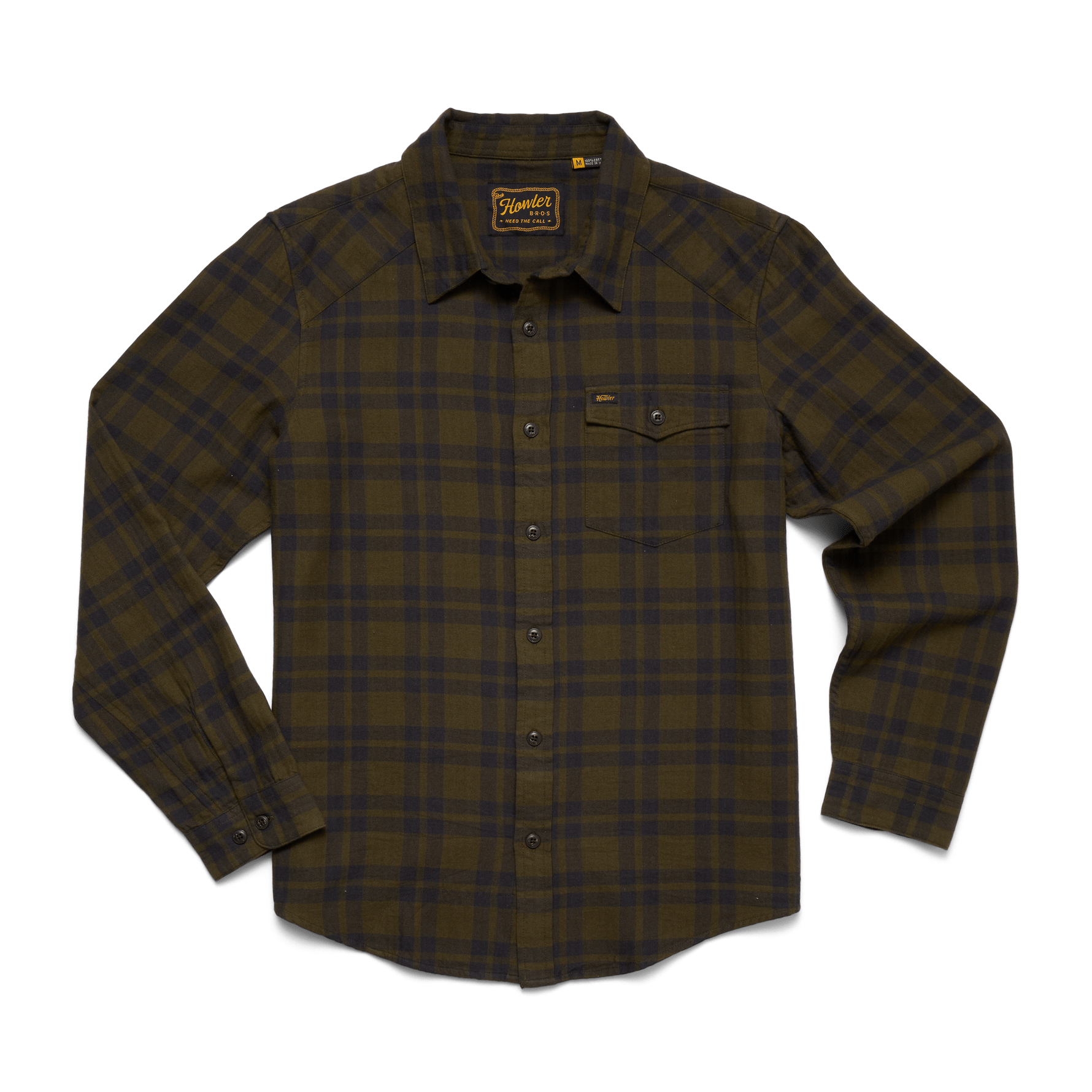 Howler Brothers La Grange Lightweight Flannel Howler Brothers Men's Long Sleeve Button Down Shirts Rivers and Glen Trading Co