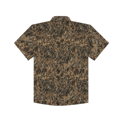 Poncho The Layout Blind Poncho Men's Short Sleeve Button Down Shirts Rivers and Glen Trading Co