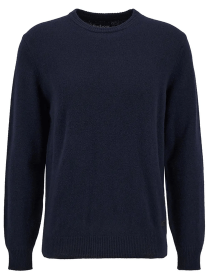 Barbour Essential Crew Neck Jumper Barbour Navy / XXL Men's Sweaters Rivers and Glen Trading Co