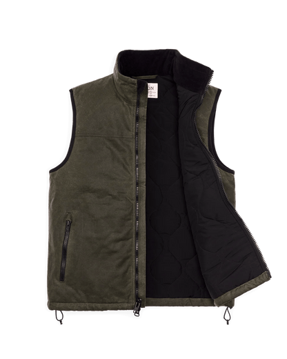 Filson Tin Cloth Insulated Vest Filson Men's Vests Rivers and Glen Trading Co