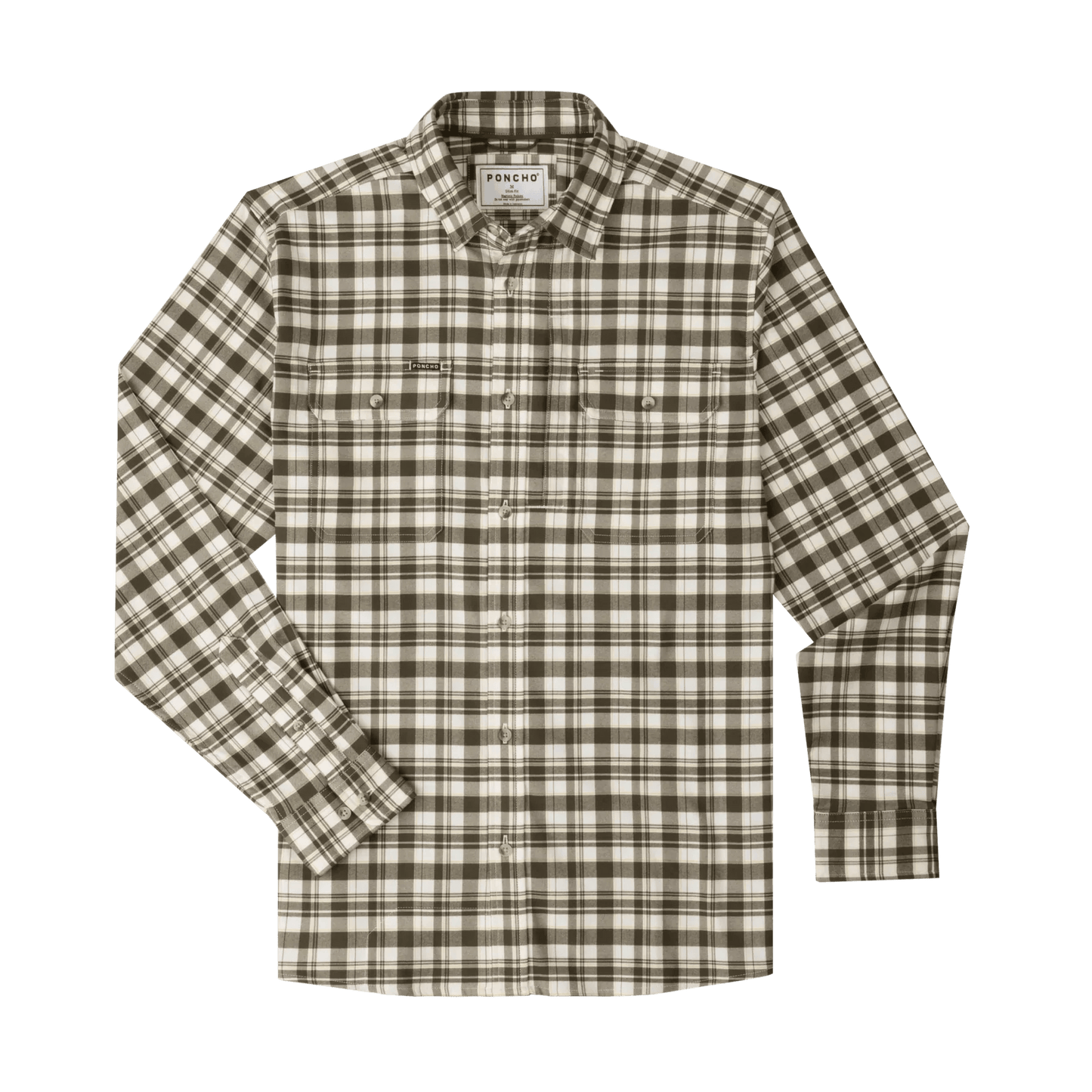 Poncho The Copperhead Poncho Men's Long Sleeve Button Down Shirts Rivers and Glen Trading Co
