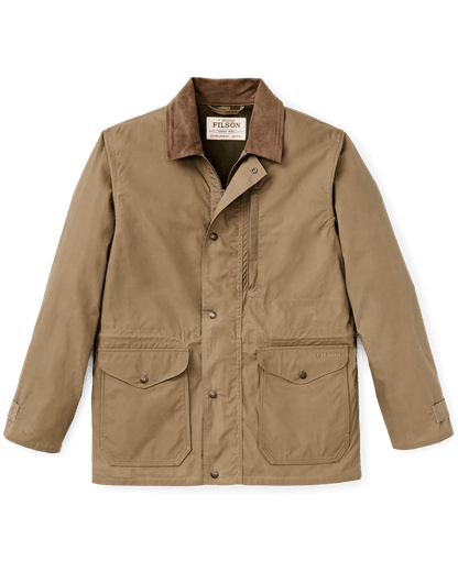 Filson Dry Wax Mile Marker Coat Filson Dark Beige / L Men's Jackets Rivers and Glen Trading Co