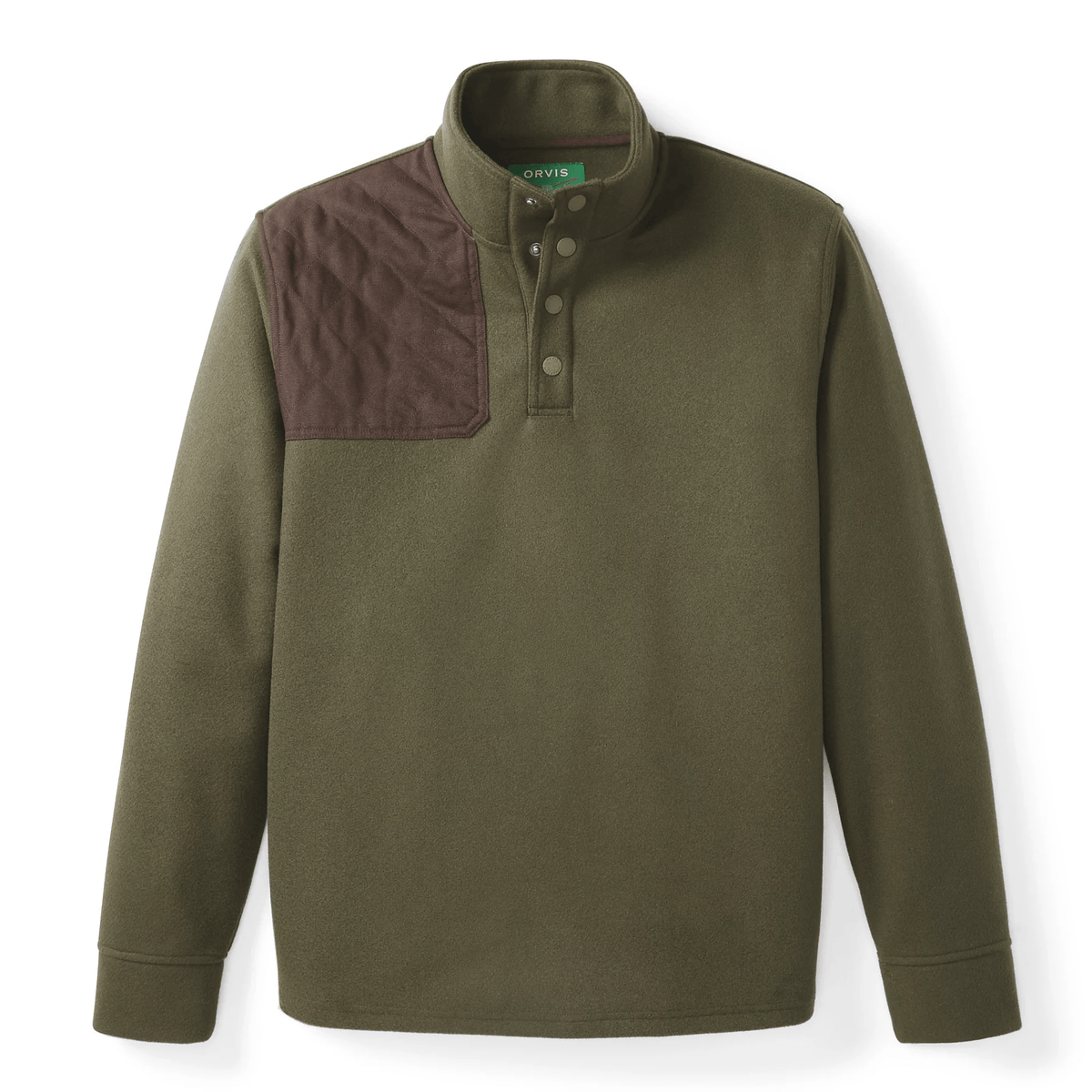 Orvis Men’s Sharptail 1/4-Snap Orvis Tarragon / XXL Men's Pullovers Rivers and Glen Trading Co