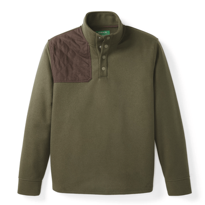 Orvis Men’s Sharptail 1/4-Snap Orvis Tarragon / XXL Men's Pullovers Rivers and Glen Trading Co