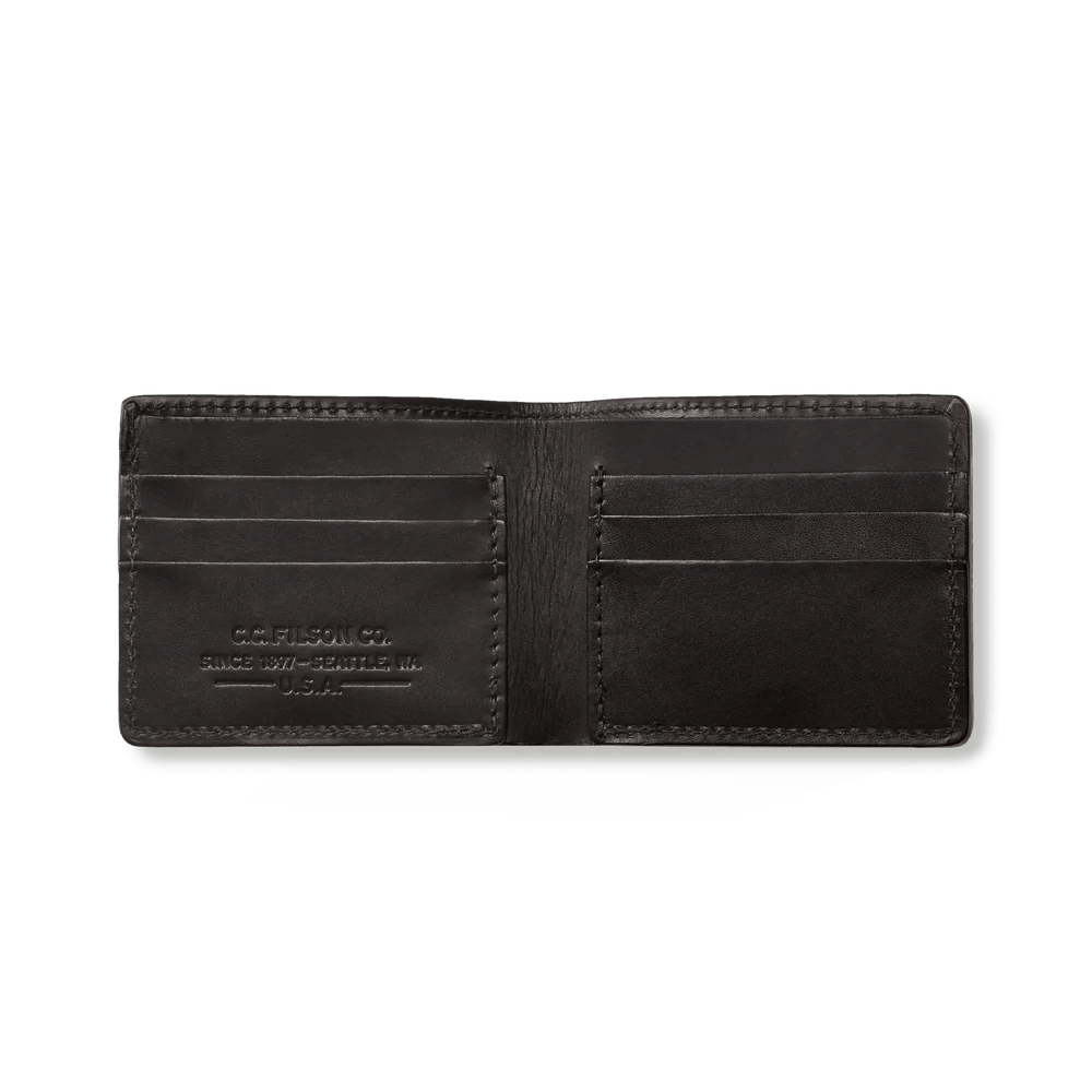Filson Bridle Leather Bi-fold Wallet Filson Wallets Rivers and Glen Trading Co