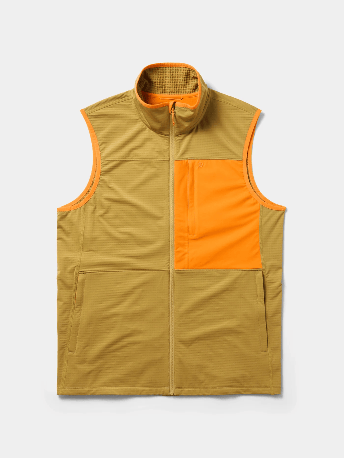 Duck Camp Men's Lightweight Grid Tech Vest Duck Camp Wheat/Blaze / XL Men's Vests Rivers and Glen Trading Co