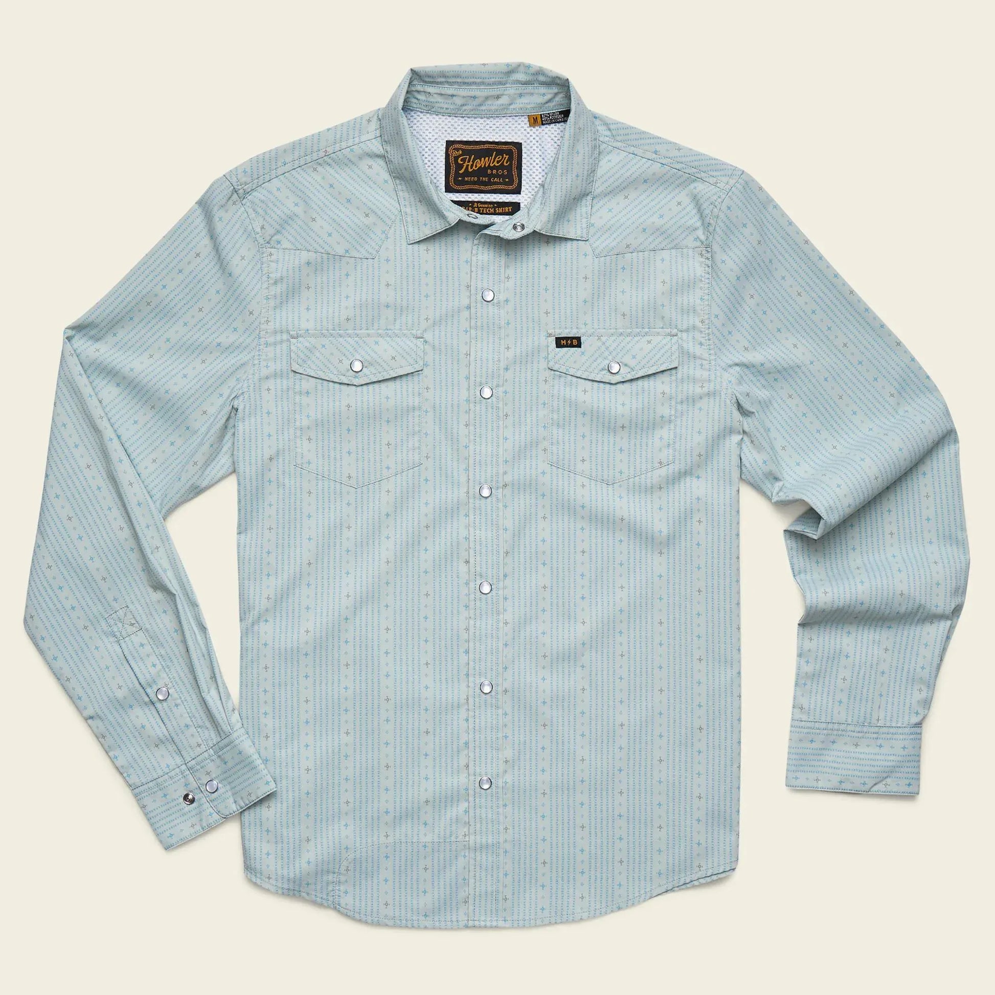 Howler Brothers H Bar B Tech Longsleeve Howler Brothers Men's Long Sleeve Button Down Shirts Rivers and Glen Trading Co