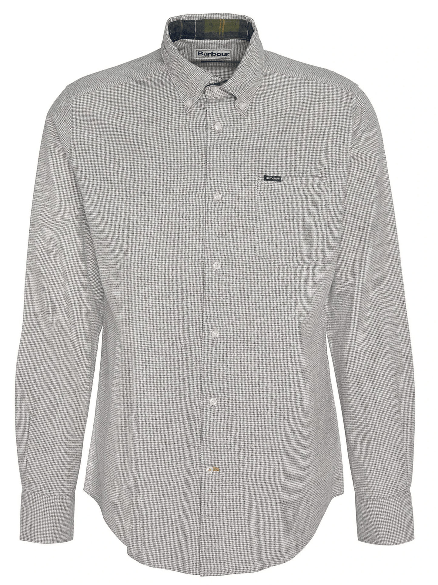 Barbour Turner Tailored Long-Sleeved Shirt Barbour Olive / XXL Men's Long Sleeve Button Down Shirts Rivers and Glen Trading Co