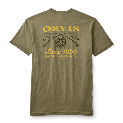 Orvis Crossed Rods T-Shirt Orvis Short Sleeve Tee Shirts Rivers and Glen Trading Co