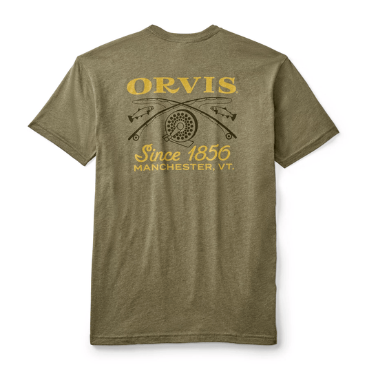 Orvis Crossed Rods T-Shirt Orvis Short Sleeve Tee Shirts Rivers and Glen Trading Co