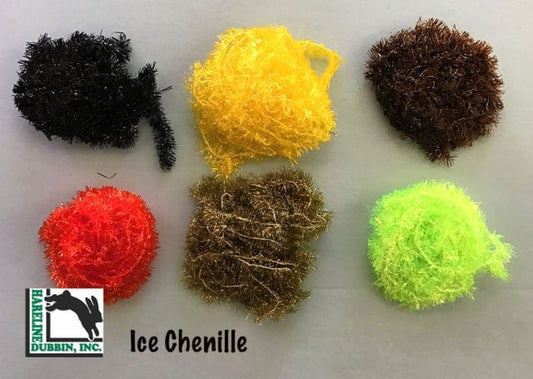 Hareline Ice Chenille Large Hareline Dubbin Chartreuse Fly Tying Rivers and Glen Trading Co