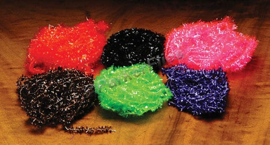 Hareline Ice Chenille Medium Hareline Dubbin Dark Brown Fly Tying Rivers and Glen Trading Co