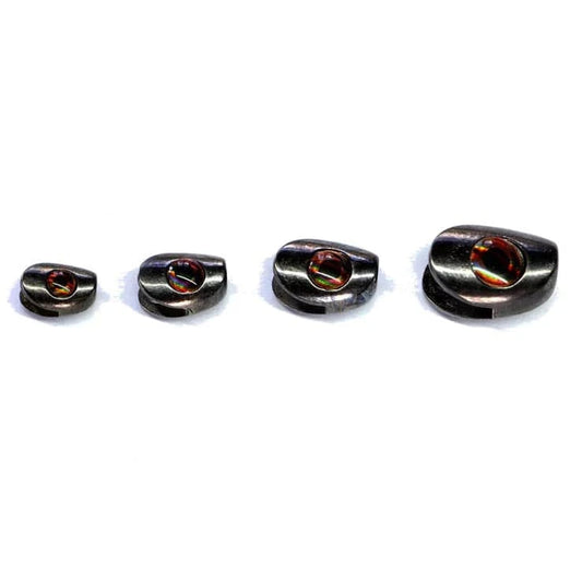 Fish Skull Baitfish Head Flymen Fishing Company S / Dark Gray Fly Tying Rivers and Glen Trading Co