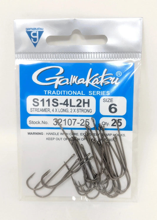 S11S-4L2H Streamer Gamakatsu 12 Fly Tying Rivers and Glen Trading Co