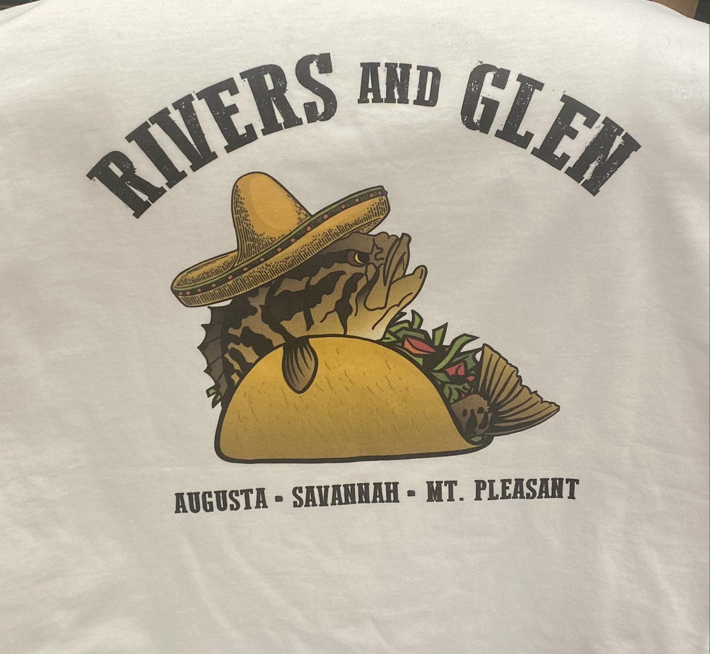 Rivers and Glen Fish Taco Tshirt