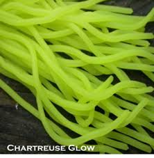 Spirit River Squirmy Wormies Spirit River Chartreuse Fly Tying Rivers and Glen Trading Co