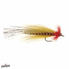 FLASHTAIL WHISTLER Umpqua Red/Yel / 3/0 Flies Rivers and Glen Trading Co