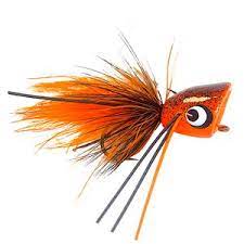 BASS POPPER W/LEGS Umpqua BLACK 06 Flies Rivers and Glen Trading Co