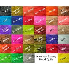 Hareline Dubbin Strung Marabou Blood Quills - Rivers & Glen Trading Co.