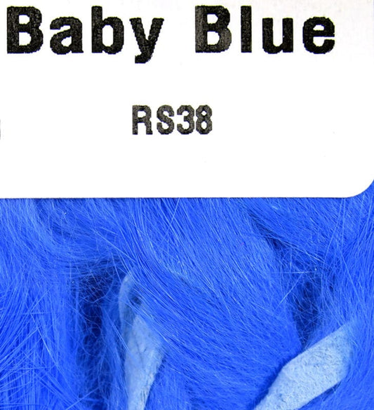 Rabbit Strips Hareline Dubbin Baby Blue Fly Tying Rivers and Glen Trading Co