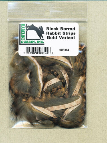Black Barred Rabbit Strips - Rivers & Glen Trading Co.