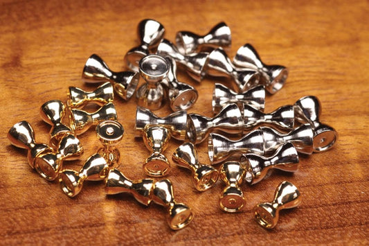 Hareline Sunken Barbell Eyes Hareline Dubbin Black / LG Fly Tying Rivers and Glen Trading Co